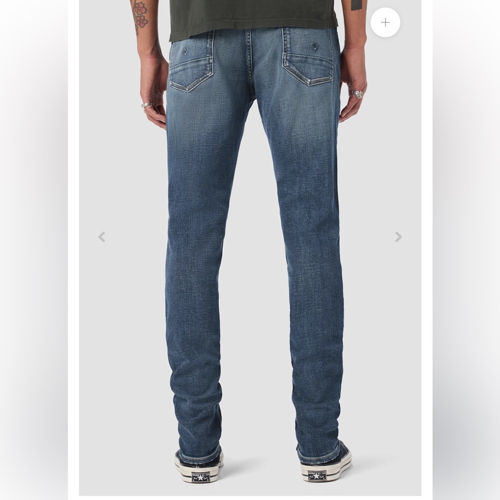 NWT MENS HUDSON ZACK SKINNY FIT JEANS